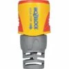 Hozelock 2055 6000 Plastique Adaptateur De Tuyau Raccord Enfichable, Ø 12 à 15 Mm (1/2) Avec Système Aquastop