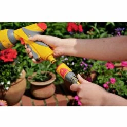 Hozelock 2055 6000 Plastique Adaptateur De Tuyau Raccord Enfichable, Ø 12 à 15 Mm (1/2) Avec Système Aquastop -Promos Raccord d'arrosage Magasin 10336743 3