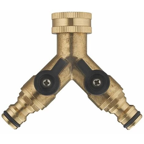 AROZ Nez Selecteur Double Automatique Laiton Femelle 3/4' 4 AROZ Nez Selecteur Double Automatique Laiton Femelle 3/4' – Image 2