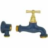 BOUTTé Robinet D'extérieur Et Applique Assortie En Laiton Ardoise - Ardoise -Promos Raccord d'arrosage Magasin 12284396 1