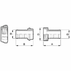 LEM SELECT Raccord Connecteur 2 Tuyaux Ø 25 (Lot De 2) -Promos Raccord d'arrosage Magasin 14032591 2