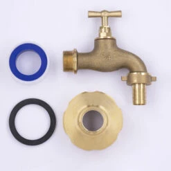 AROZ Kit Cuve 1000l Raccord Laiton S60-femelle 3/4'' + Robinet Clapet Mâle 3/4'' -Promos Raccord d'arrosage Magasin 15252885 4