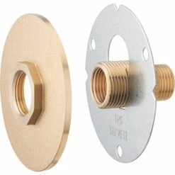 Promos Raccord d'arrosage Magasin 30 AROZ Platine De Fixation Robinet Exterieur à Visser + Platine Finition Brute