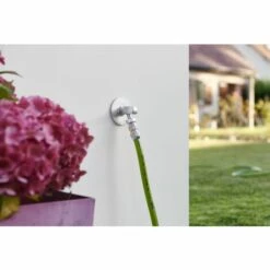 AROZ Platine De Fixation Robinet Exterieur à Visser + Platine Finition Nickelé -Promos Raccord d'arrosage Magasin 15287797 3