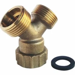 SOMATHERM FOR YOU Raccord De Jonction En Y Pour Tuyau D'alimentation Machine à Laver - 3/4 - BRUT