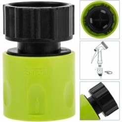 PrimeMatik - Connecteur Water-Stop Pour Robinet Ø 3/4 "Femelle -Promos Raccord d'arrosage Magasin 19103611 2