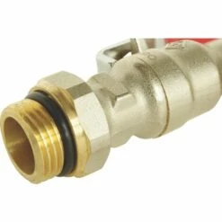 SOMATHERM FOR YOU Robinet De Puisage Orientable à Sphère - Poignée Plate - Mâle 1/2" - Sortie 3/4 - Nickelé -Promos Raccord d'arrosage Magasin 20135908 3