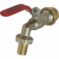 SOMATHERM FOR YOU Robinet De Puisage Orientable à Sphère - Poignée Plate - Mâle 3/4" - Sortie 3/4 - Nickelé -Promos Raccord d'arrosage Magasin 20135911 2