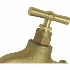 SOMATHERM FOR YOU Robinet De Puisage à Potence Brut - Mâle 3/4" - Raccord Au Nez 3/4 - Brossé -Promos Raccord d'arrosage Magasin 20135937 3