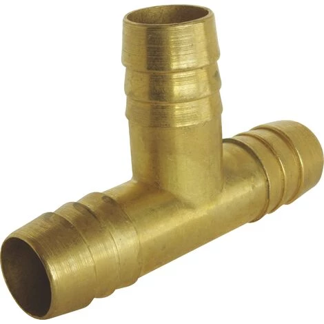 SOMATHERM FOR YOU Raccord Cannelé Té égal - Pour Tuyau D'arrosage Ø12mm - BRUT 3 SOMATHERM FOR YOU Raccord Cannelé Té égal - Pour Tuyau D'arrosage Ø12mm - BRUT