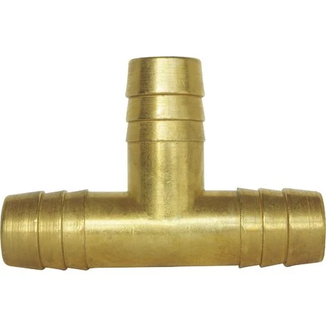 SOMATHERM FOR YOU Raccord Cannelé Té égal - Pour Tuyau D'arrosage Ø12mm - BRUT 4 SOMATHERM FOR YOU Raccord Cannelé Té égal - Pour Tuyau D'arrosage Ø12mm - BRUT – Image 2