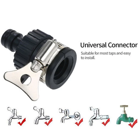 ASUPERMALL Universal Tap Connecteur Adaptateur Robinet Adaptateur Rapide Joint Multifonction Durable Tuyau D'Eau Tuyau Robinet Connecteur 6 ASUPERMALL Universal Tap Connecteur Adaptateur Robinet Adaptateur Rapide Joint Multifonction Durable Tuyau D'Eau Tuyau Robinet Connecteur – Image 4
