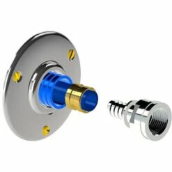 ANQUIER Applique Robinet De Jardin APLIC'EASY Nickelée PER Glissement Ø16