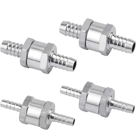 BRIDAY Set De 4 Clapet Anti-retour Gasoil 6/8/10/12mm, Valve à Carburant En Alliage D'aluminium Avec Flèche Pour Pour Essence Diesel Voiture Bateau Moto 3 BRIDAY Set De 4 Clapet Anti-retour Gasoil 6/8/10/12mm, Valve à Carburant En Alliage D'aluminium Avec Flèche Pour Pour Essence Diesel Voiture Bateau Moto