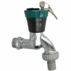 LE SANITAIRE Robinet De Décharge Water-Safe 3/4’’ Avec Raccord Flexible, Chromé Poli