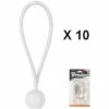 LEM SELECT Tendeur A Boule Blanc 15cm Pour Bâche Et Toile (blister De 10pieces) 1 LEM SELECT Tendeur A Boule Blanc 15cm Pour Bâche Et Toile (blister De 10pieces) -Promos Raccord d'arrosage Magasin 31927510 1