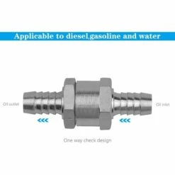 LONGZIMING Set De 4 Clapet Anti-retour Gasoil 6/8/10/12mm, Valve à Carburant En Alliage D'aluminium Avec Flèche Pour Pour Essence Diesel Voiture Bateau Moto 8 LONGZIMING Set De 4 Clapet Anti-retour Gasoil 6/8/10/12mm, Valve à Carburant En Alliage D'aluminium Avec Flèche Pour Pour Essence Diesel Voiture Bateau Moto -Promos Raccord d'arrosage Magasin 31974406 2