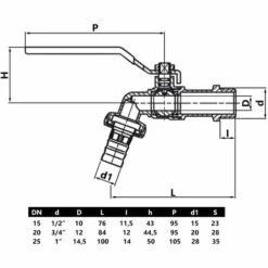 INVENA 1/2" BSP Robinet Jardin Robinet Levier Type Robinet Rouge Avec Bouchon -Promos Raccord d'arrosage Magasin 3448089 2