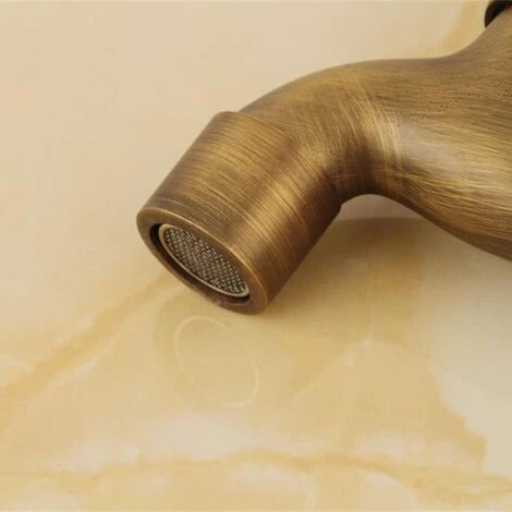 BETTERLIFE Robinet Mural Vintage à Eau Froide Pour Salle De Bain, Toilettes, Lavabo, Baignoire, Robinets En Laiton Pour Jardin, Terrasse, Serpillère, Piscine 6 BETTERLIFE Robinet Mural Vintage à Eau Froide Pour Salle De Bain, Toilettes, Lavabo, Baignoire, Robinets En Laiton Pour Jardin, Terrasse, Serpillère, Piscine – Image 4