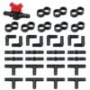 THSINDE 1/2" Tuyau D'arrosage T Eau Splitter Coude Bouchon D'extrémité 16 Mm Tuyau 3 Voies Irrigation Jardin Barbed Irrigation Goutte à Goutte Raccords 33pcs (Color : C) 1 THSINDE 1/2" Tuyau D'arrosage T Eau Splitter Coude Bouchon D'extrémité 16 Mm Tuyau 3 Voies Irrigation Jardin Barbed Irrigation Goutte à Goutte Raccords 33pcs (Color : C) -Promos Raccord d'arrosage Magasin 36517629 1