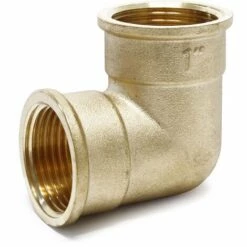 WILTEC Coude 90° En Laiton Avec Filetage Femelle 2x 24,66mm (3/4") Pour Le Raccordement Des Tuyaux