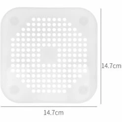 PERLE RARE 3 Pièces Francaise Filtre Cheveux Douche Cheveux Douche Filtreevier/Baignoire/Douche En Silicone-Bouchon Caoutchouc Salle De Bain/Cuisine (blanche) -Promos Raccord d'arrosage Magasin 39710655 4