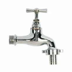 ECOLANDS Robinet à Tête Potence Finition Chromé