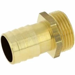 ANQUIER Embout Laiton Cannelé Ø25 Mâle 1"