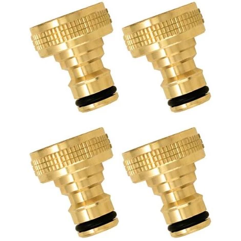 BOUTTé Nez De Robinet Femelle En Laiton (Lot De 4) Doré - Or 3 BOUTTé Nez De Robinet Femelle En Laiton (Lot De 4) Doré - Or