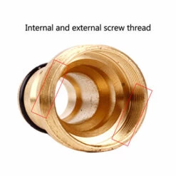 SUPERSELLER Nez De Robinet Connecteur De Robinet De Lavabo Connecteur De Filetage De Robinet De Cuisine Mélangeur Tuyau D'arrosage Adaptateur De Pulvérisateur De Voiture Raccord De Robinet, Or -Promos Raccord d'arrosage Magasin 49927873 3