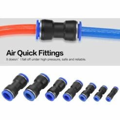 VERSAILLESFR 35pcs Connecteur Droit Pneumatique Raccords Rapides De Tube OD 4/6/8/10/12/14 / 16mm Connecter Raccord De Tube, Versailles -Promos Raccord d'arrosage Magasin 50932809 3