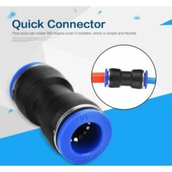 VERSAILLESFR 35pcs Connecteur Droit Pneumatique Raccords Rapides De Tube OD 4/6/8/10/12/14 / 16mm Connecter Raccord De Tube, Versailles -Promos Raccord d'arrosage Magasin 50932809 4