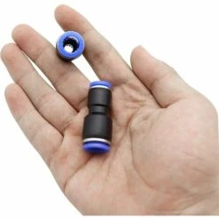 Connecteurs Pneumatiques Long En Laiton Et Plastique Raccords Rapides Pneumatiques Droits Pour Tube De Diamètre De 6mm Et 8mm,Irisfr,10 Pièces -Promos Raccord d'arrosage Magasin 50943442 4