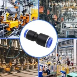 Connecteurs Pneumatiques Long En Laiton Et Plastique Raccords Rapides Pneumatiques Droits Pour Tube De Diamètre De 6mm Et 8mm,Irisfr,10 Pièces -Promos Raccord d'arrosage Magasin 50943442 5