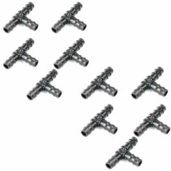 Lot De 10 Connecteurs En T Pour Tuyau 16 Mm Arrosage - Jardiboutique