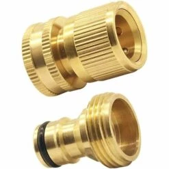Tuyau De Jardin Extensible Mâle Et Femelle Adaptateurs Connecteurs Déconnexion Rapide Tuyau Raccords Mâle Et Femelle Pour Eau 3/4 Pouce GHT Robinet Et Spray,Fontainebleau