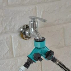 2 Voies Pour Tuyaux D'Arrosage Tuyau D'Arrosage Quick Connector Distributeur Régulation D'Eau 2 Voies Vanne D'Arrêt Separateur Tuyau D'Arrosage 2 Voies Pour Robinet 3/4 Pouce Connecteur，Fontainebleau -Promos Raccord d'arrosage Magasin 52531077 3