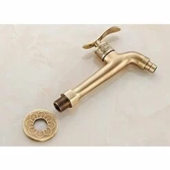 TINOR Robinet En Laiton Antique Avec Poignée à Levier, Laiton Aspect Ancien(G1/2) 10 TINOR Robinet En Laiton Antique Avec Poignée à Levier, Laiton Aspect Ancien(G1/2) -Promos Raccord d'arrosage Magasin 52692026 4