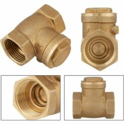 TINOR Clapet Anti-Retour, Clapet Anti-Retour à Battant DN20 232PSI 3/4 Femelle Clapet Anti-Retour D'Eau En Laiton Clapet à Filetage Unidirectionnel Non-Retour Pour Éviter Le Reflux D'Eau 11 TINOR Clapet Anti-Retour, Clapet Anti-Retour à Battant DN20 232PSI 3/4 Femelle Clapet Anti-Retour D'Eau En Laiton Clapet à Filetage Unidirectionnel Non-Retour Pour Éviter Le Reflux D'Eau -Promos Raccord d'arrosage Magasin 52978003 5