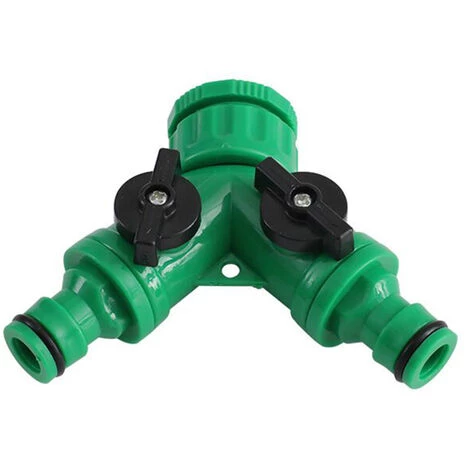 LIFCAUSAL Tuyau D'arrosage Connecteur Rapide 2 Voies Y Forme Séparateur De Tuyau Adaptateur De Tuyau Connecteur D'irrigation Robinet à Poignée En Plastique 3 LIFCAUSAL Tuyau D'arrosage Connecteur Rapide 2 Voies Y Forme Séparateur De Tuyau Adaptateur De Tuyau Connecteur D'irrigation Robinet à Poignée En Plastique