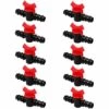 SUPERMARKET 10 Pièces Robinet De Jardin Pour Tuyau, Tuyau Vanne D'irrigation, Robinet D'arrêt Raccord En Plastique, Plastique Robinet De Jardin, Pour Le Contrôle De La Vanne D'eau De Jardin Extérieur，Superma -Promos Raccord d'arrosage Magasin 53315019 1