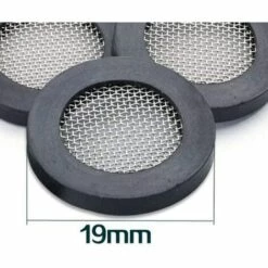 20Pcs Joint En Caoutchouc Avec 304 En Acier Inoxydable Net Pomme De Douche Filtre Plomberie Tuyau Joint De Robinet Pièce De Rechange Rondelle Évier Crépine Outil 4 Point (Noir) GrooFoo 8 20Pcs Joint En Caoutchouc Avec 304 En Acier Inoxydable Net Pomme De Douche Filtre Plomberie Tuyau Joint De Robinet Pièce De Rechange Rondelle Évier Crépine Outil 4 Point (Noir) GrooFoo -Promos Raccord d'arrosage Magasin 53317551 3