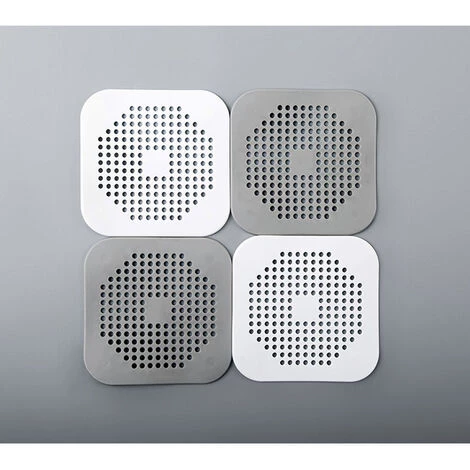 TINOR Francaise Filtre Cheveux Douche--Attrape Cheveux Douche|Gris OU Blanc|Filtre Evier/Baignoire/Douche En Silicone-Bouchon Caoutchouc Salle De Bain/Cuisine,14*14cm (Gris,2pièce) 5 TINOR Francaise Filtre Cheveux Douche--Attrape Cheveux Douche|Gris OU Blanc|Filtre Evier/Baignoire/Douche En Silicone-Bouchon Caoutchouc Salle De Bain/Cuisine,14*14cm (Gris,2pièce) – Image 3