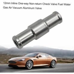 SUPERSELLER Clapet Anti-retour Unidirectionnel En Ligne Carburant Eau Gaz Air Vide Vanne En Aluminium - 12mm -Promos Raccord d'arrosage Magasin 54449475 4