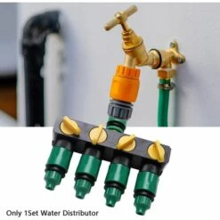 BENOBBY KIDS Répartiteur à 4 Voies, Distributeur 4 Voie,tuyau De Jardin, Séparateur De Tuyau Réglable Et Verrouillable, Multiraccord Pour Le Jardin Et La Vie à La Maison,un Paquet(noir + Vert) 11 BENOBBY KIDS Répartiteur à 4 Voies, Distributeur 4 Voie,tuyau De Jardin, Séparateur De Tuyau Réglable Et Verrouillable, Multiraccord Pour Le Jardin Et La Vie à La Maison,un Paquet(noir + Vert) -Promos Raccord d'arrosage Magasin 54471143 5