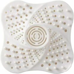 BARES Protection De Drain De Silicone,Filtre De Couverture De Drain De Baignoire Avec Ventouse,Filtre à Cheveux Douche,Filtre Évier En Silicone,pour Évier De Douche,Baignoire (Blanc)