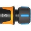 FISKARS® Fiskars Raccord De Tuyau, Avec Mécanisme D'Arrêt, Points De Contact SoftGrip, Taille Universelle, Ø 1,3-1,5 Cm (1/2-5/8''), 32 G, Noir/Orange/Bleu, 1027080 -Promos Raccord d'arrosage Magasin 54940240 1