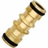 Paquet De 2 Raccords De Tuyau De Jardin En Laiton Pour Robinet De Tuyau De Jardin, Double Connecteur Mâle En Laiton,Fontainebleau 1 Paquet De 2 Raccords De Tuyau De Jardin En Laiton Pour Robinet De Tuyau De Jardin, Double Connecteur Mâle En Laiton,Fontainebleau -Promos Raccord d'arrosage Magasin 55308986 1