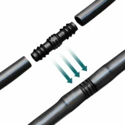 Connecteurs De Tuyaux Pour 16 Mm Système D'Irrigation Menuisier, Noir, 8Pcs，Fontainebleau -Promos Raccord d'arrosage Magasin 55792234 3