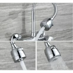 LUCKY-88 Corps Principal Du Robinet En Cuivre Dans Le Mur, Double Poignée Chaude Et Froide Pour La Piscine De Buanderie De La Salle De Bain De La Cuisine (sortie D'eau Universelle Du Robinet Mural) -Promos Raccord d'arrosage Magasin 56329753 3